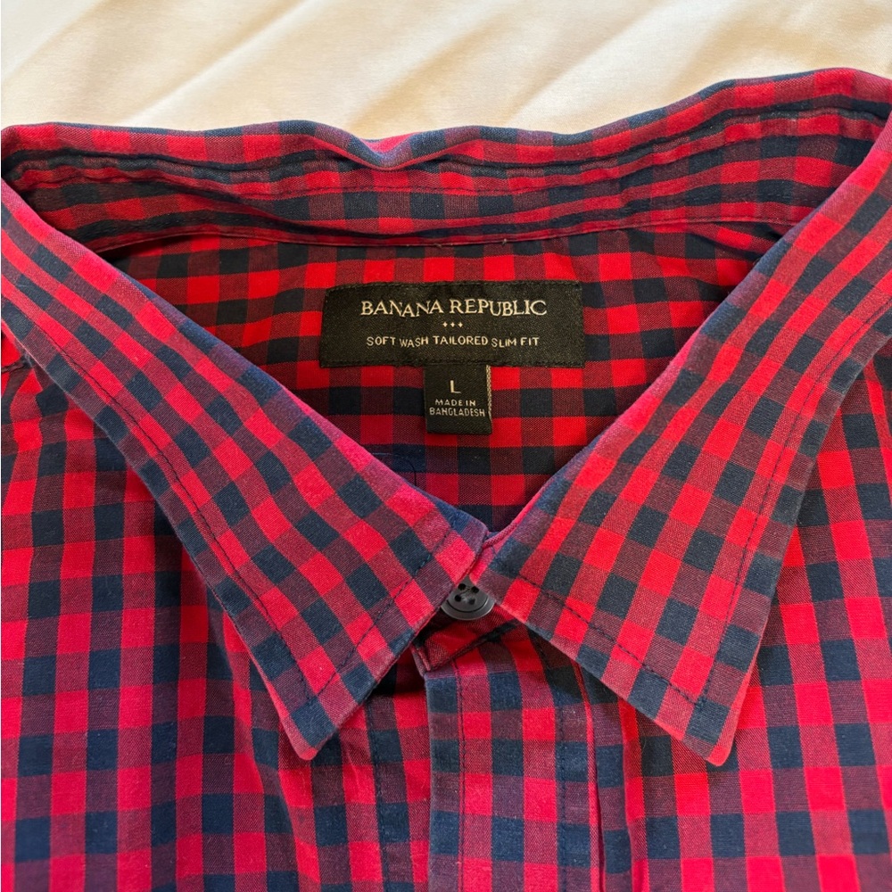 Banana Republic Men's Slim-Fit Soft Wash Shirt